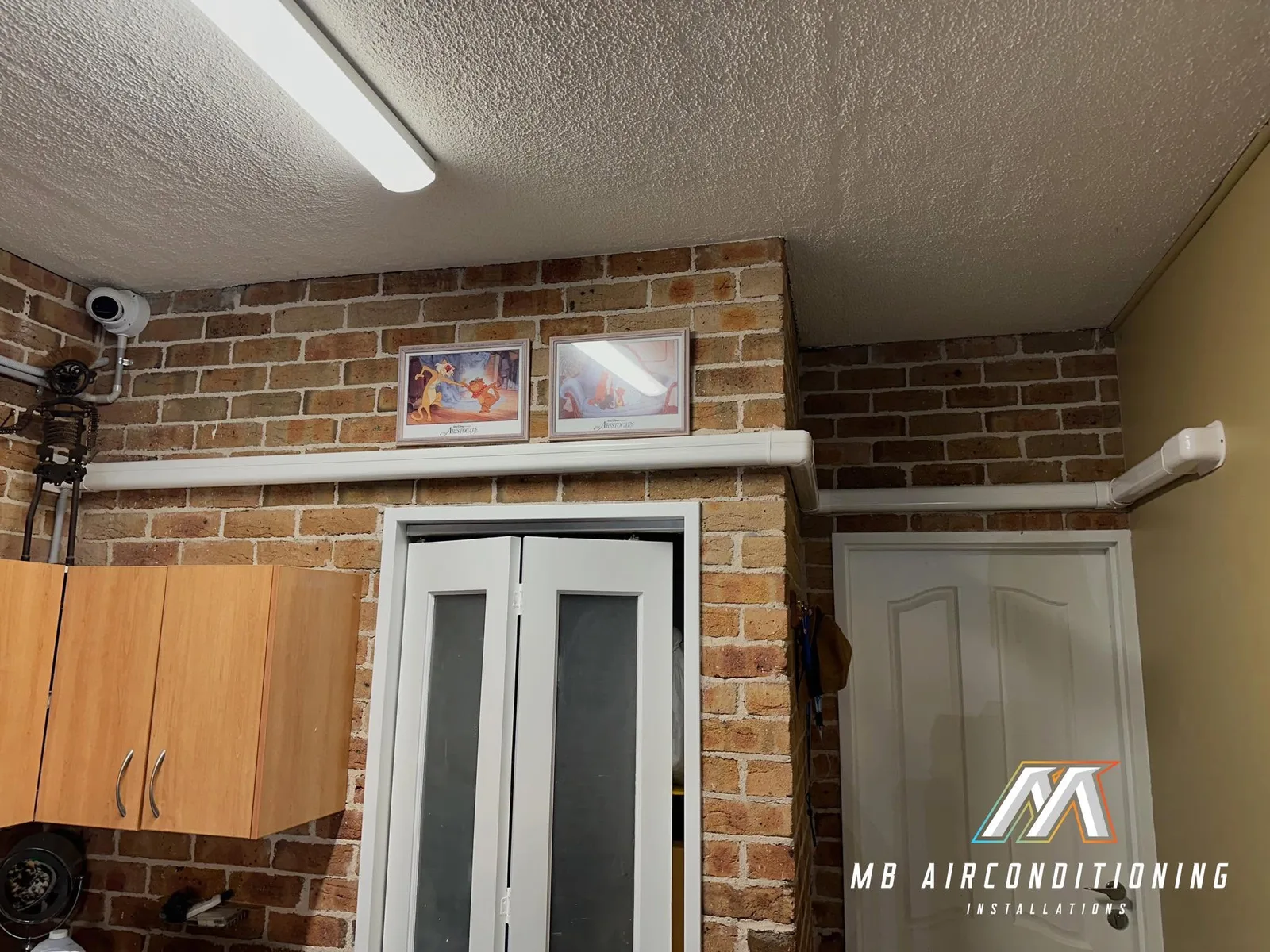 Split system · brick interior by MB Air Conditioning in Western Sydney